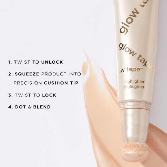 TARTE Cosmetics Glow Tape Liquid Highlighter Wand in Pearl Glow - Picture 8 of 14